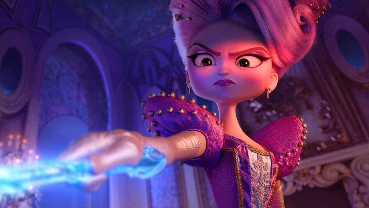 Priscilla holds out a magic wand in Steps-2