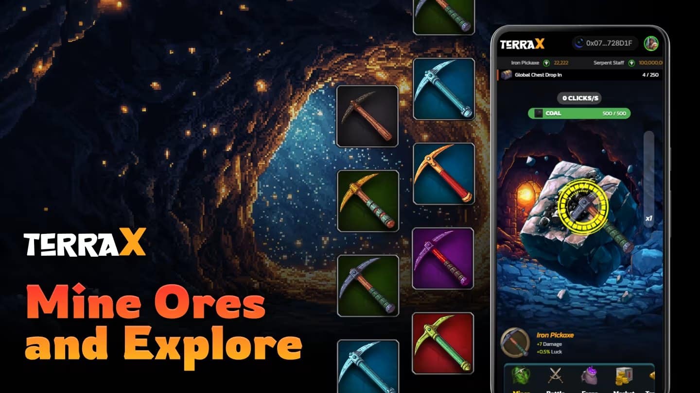 TerraX – Rebirthed gameplay screenshot 4 – Adventure crypto game on Ethereum