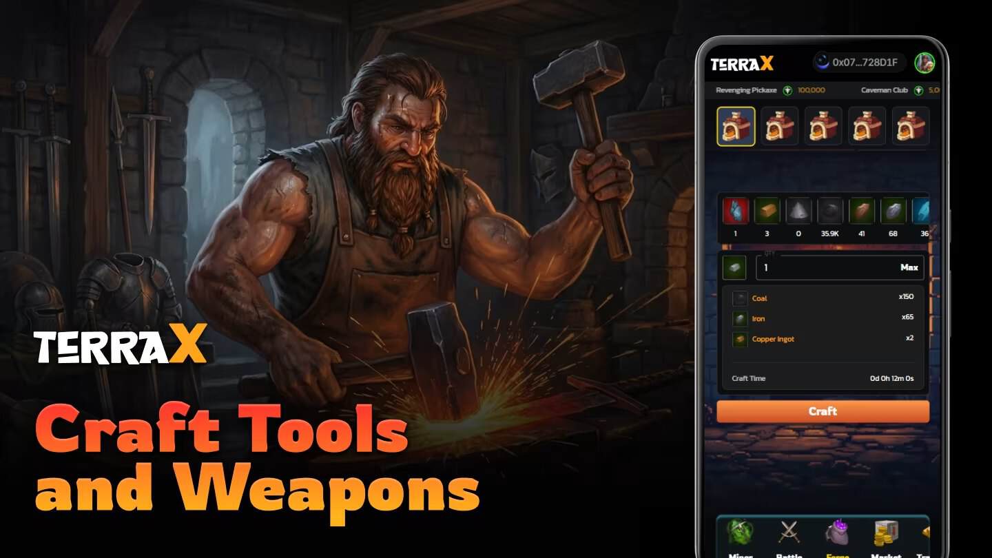 TerraX – Rebirthed gameplay screenshot 5 – Adventure crypto game on Ethereum