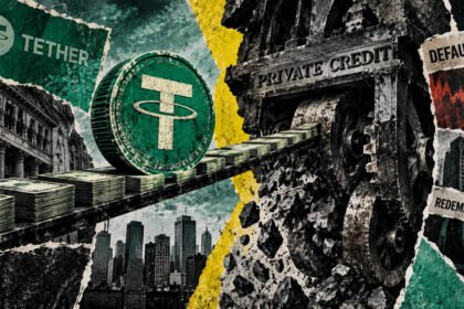 Tether is pushing USDT into a cracking $3 trillion Wall Street debt machine as defaults hit five-year highs
