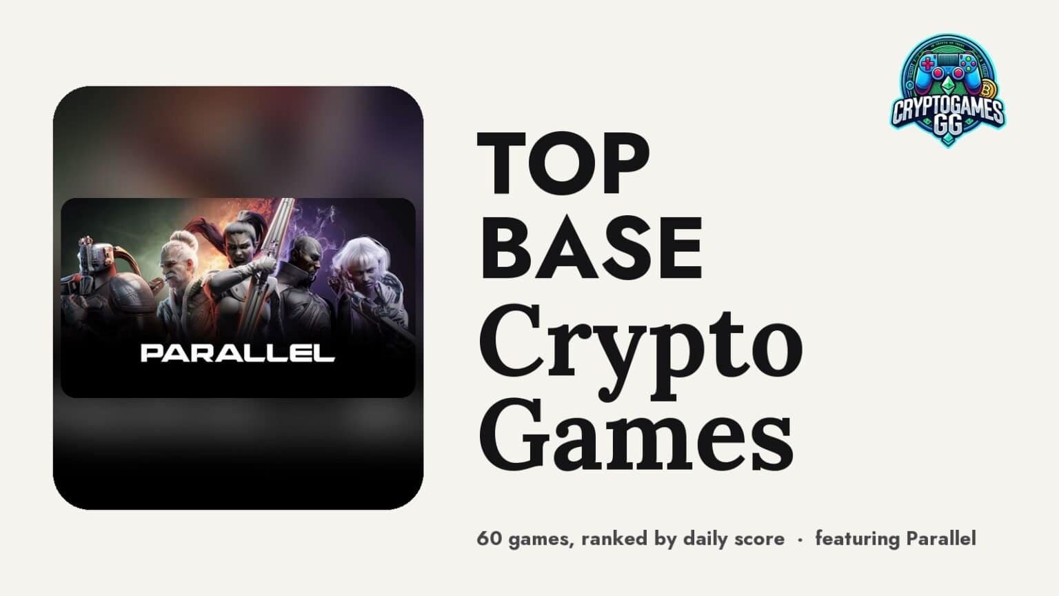 Top Base Crypto Games — hero image featuring Parallel
