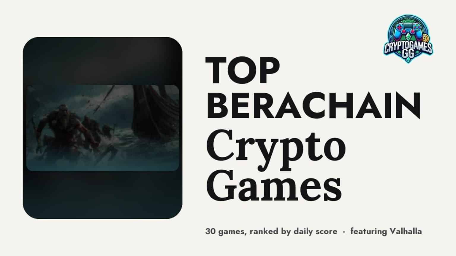 Top Berachain Crypto Games — hero image featuring Valhalla