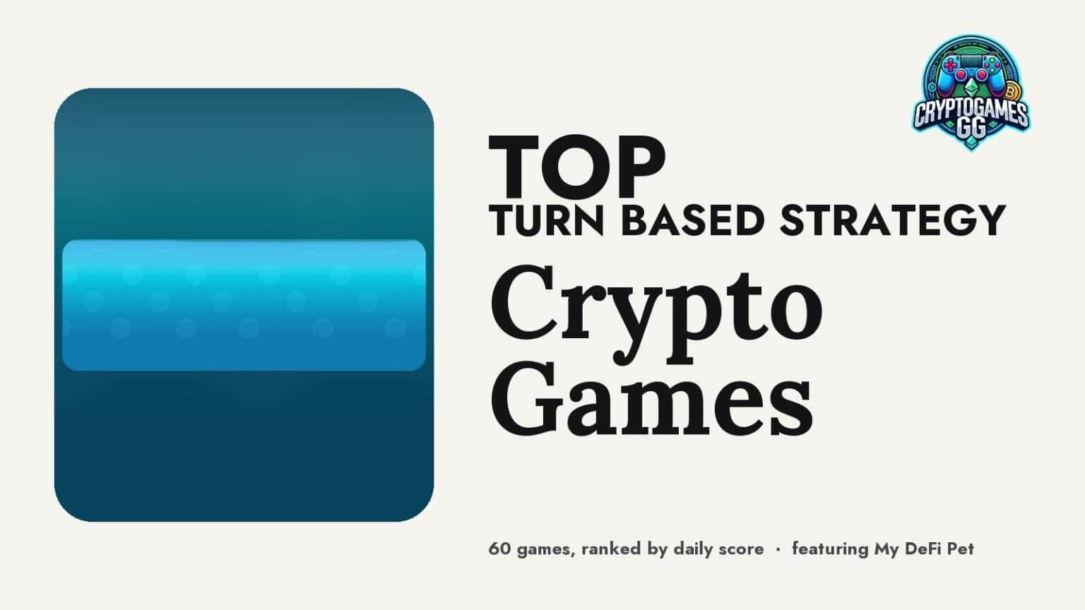 Top Turn-Based Strategy Crypto Games — hero image featuring My DeFi Pet