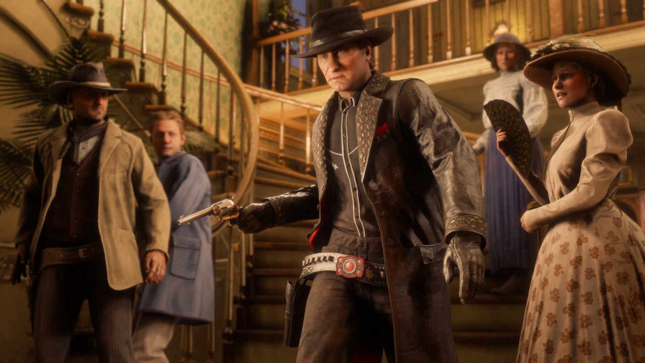 Image shows some of the new cosmetics available in Red Dead Online