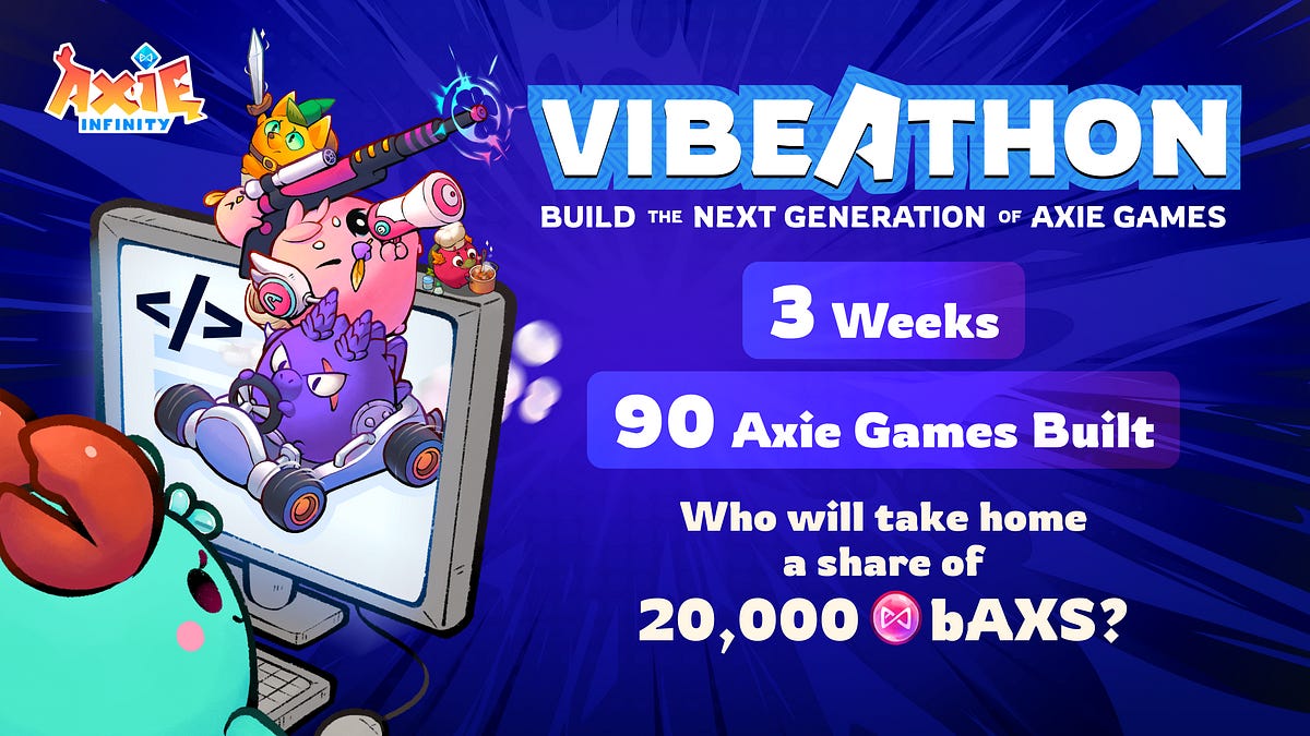 Axie Vibeathon announces Top 8 finalists for upcoming tournament