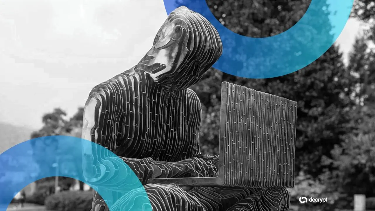 A statue honoring Bitcoin creator Satoshi Nakamoto in Lugano, Switzerland. Image: Lugano Plan B/Decrypt