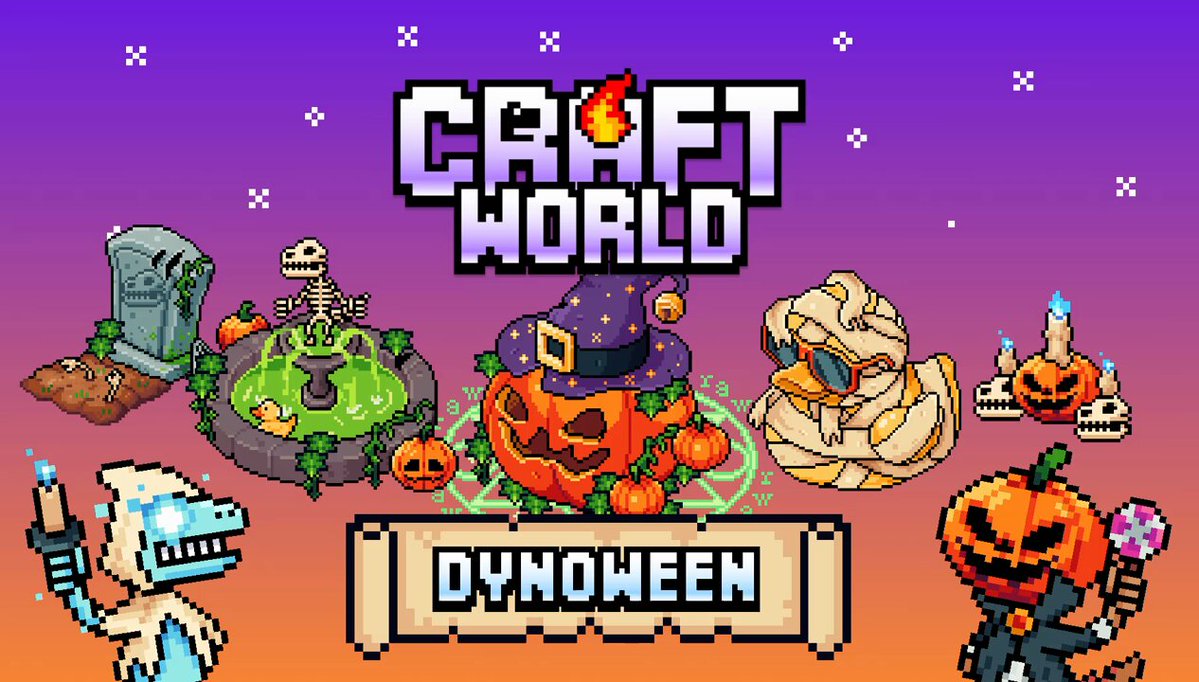 Craft World opens 'Dynoween' with 88-hour Skeleton Dyno Masterpiece