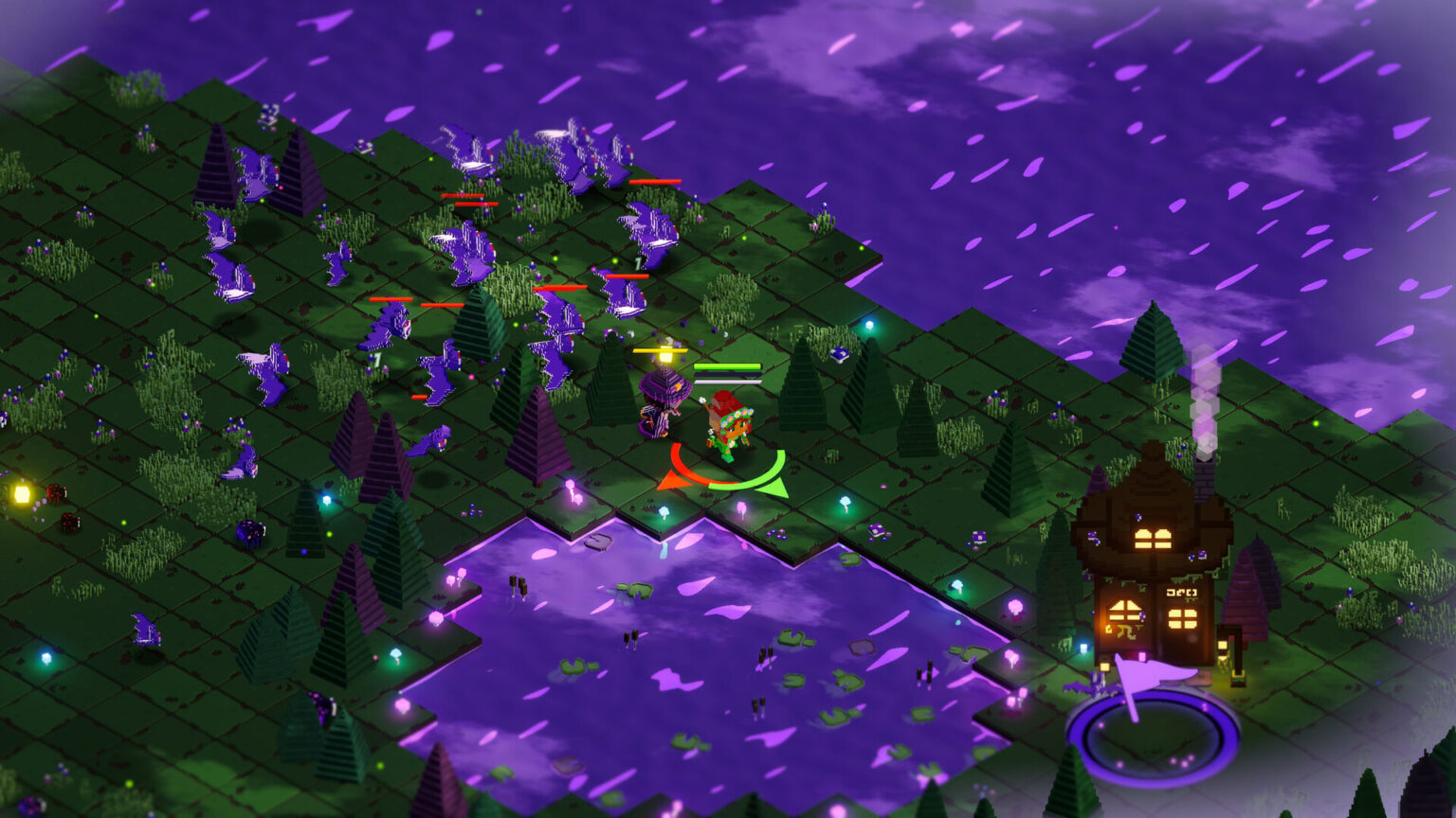 Voxie Survivor gameplay screenshot 3 – crypto game